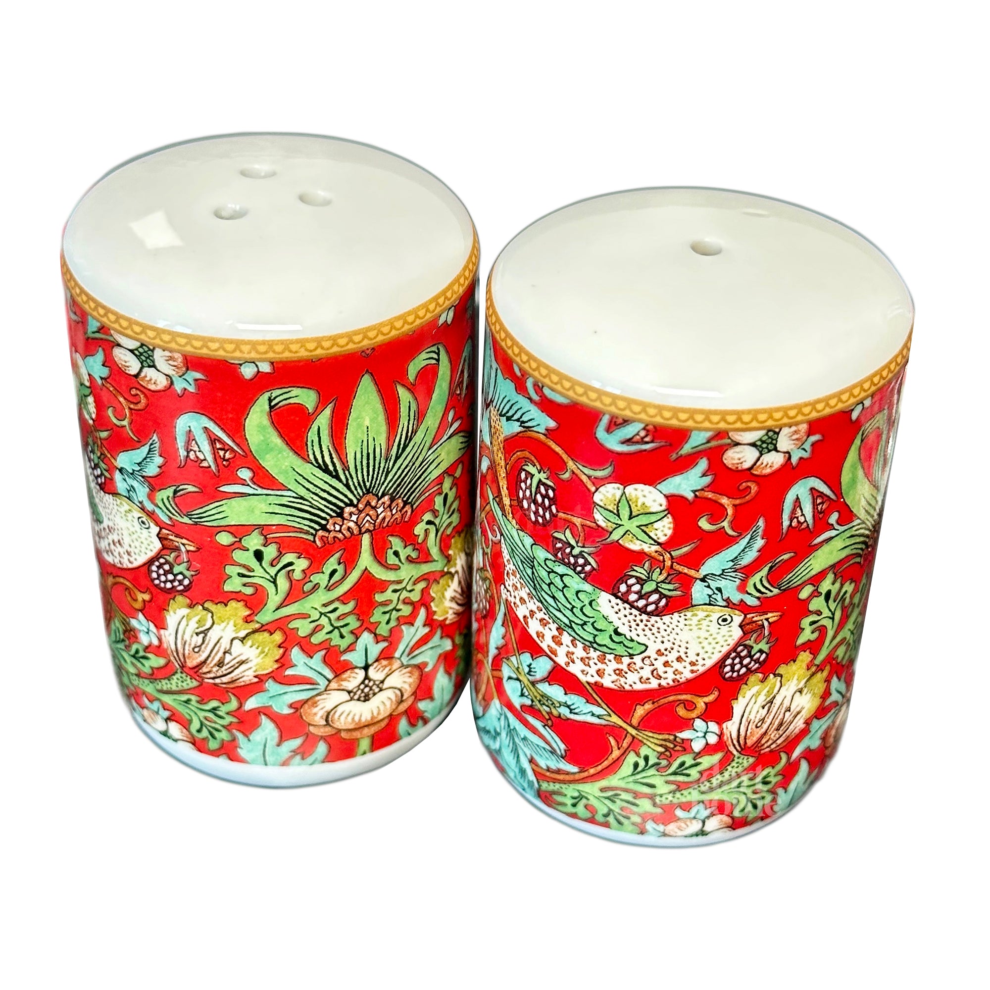 Strawberry Thief Salt And Pepper Shakers