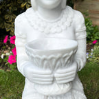 Marble Thai Princess Garden Sculpture