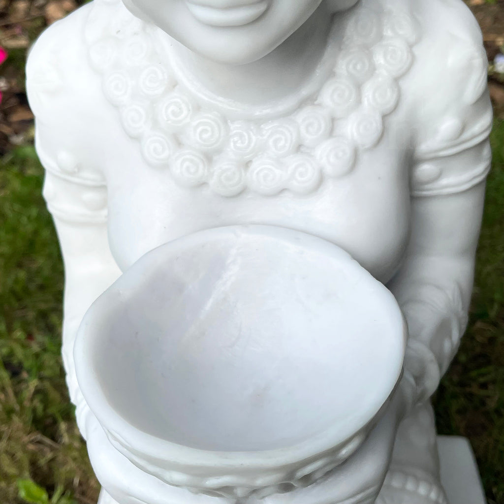 Marble Thai Princess Garden Sculpture