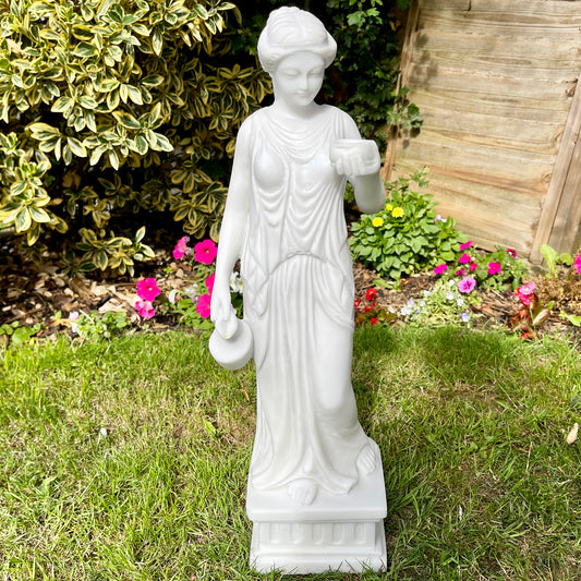 Marble Hebe Goddess Garden Sculpture