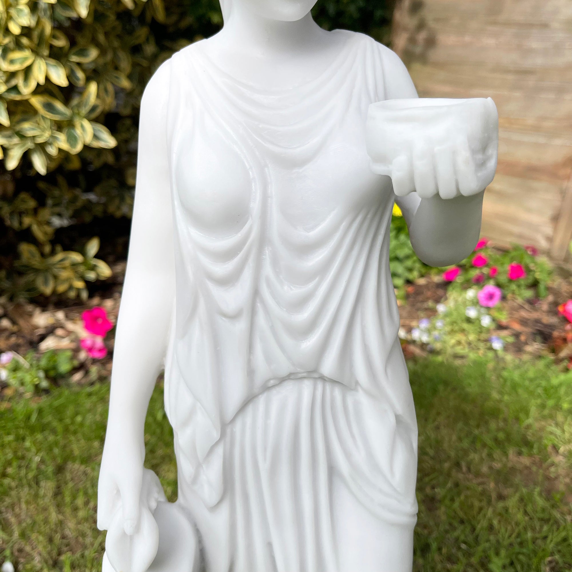 Marble Hebe Goddess Garden Sculpture