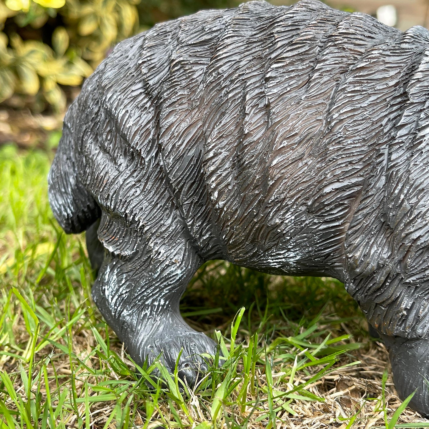 Badger Cub Garden Ornament