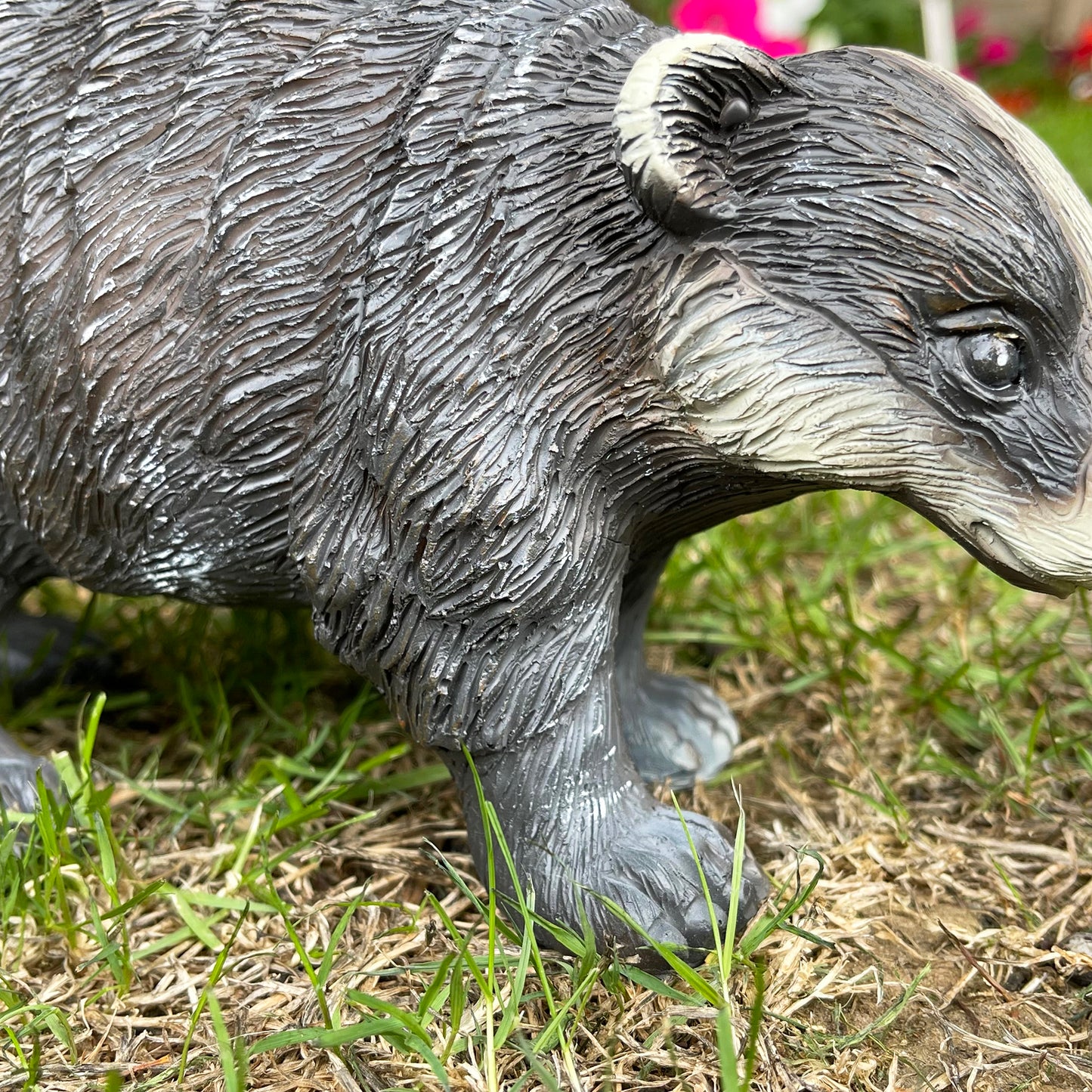 Badger Cub Garden Ornament