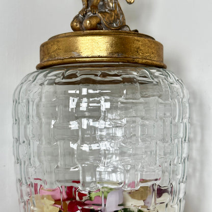 Kneeling Fairy 2L Glass Storage Jar