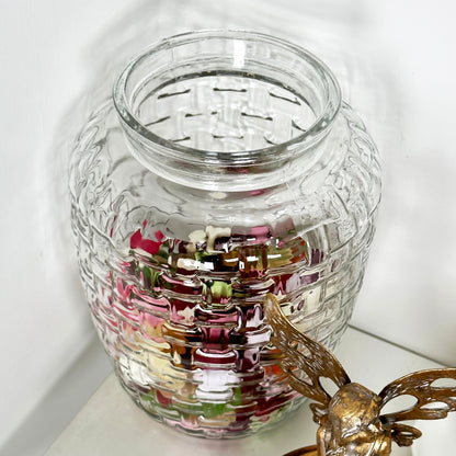 Kneeling Fairy 2L Glass Storage Jar