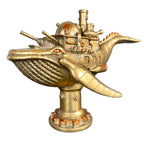 Steampunk Battleship Whale Ornament