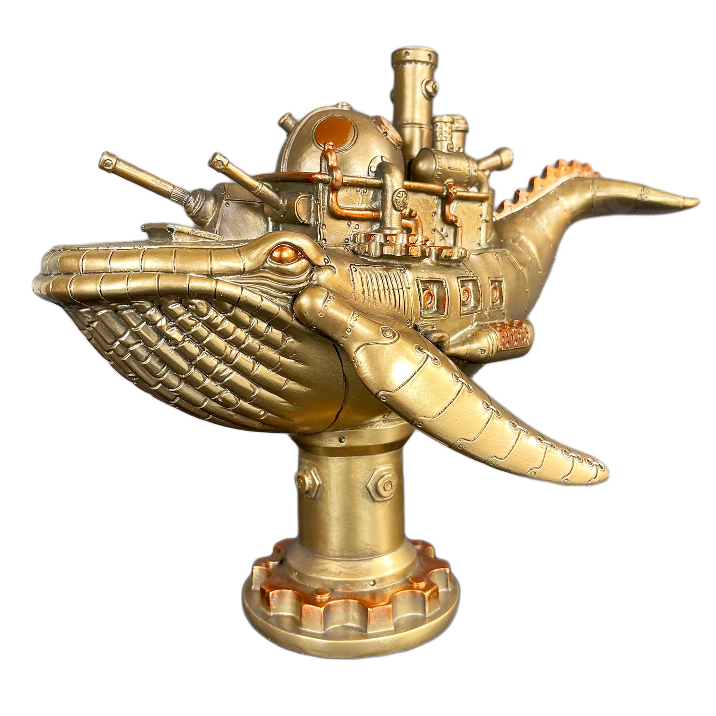 Steampunk-Schlachtschiff-Wal-Ornament