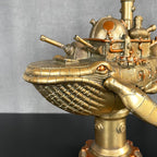 Steampunk Battleship Whale Ornament