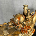 Steampunk Battleship Whale Ornament