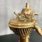 Steampunk Battleship Whale Ornament