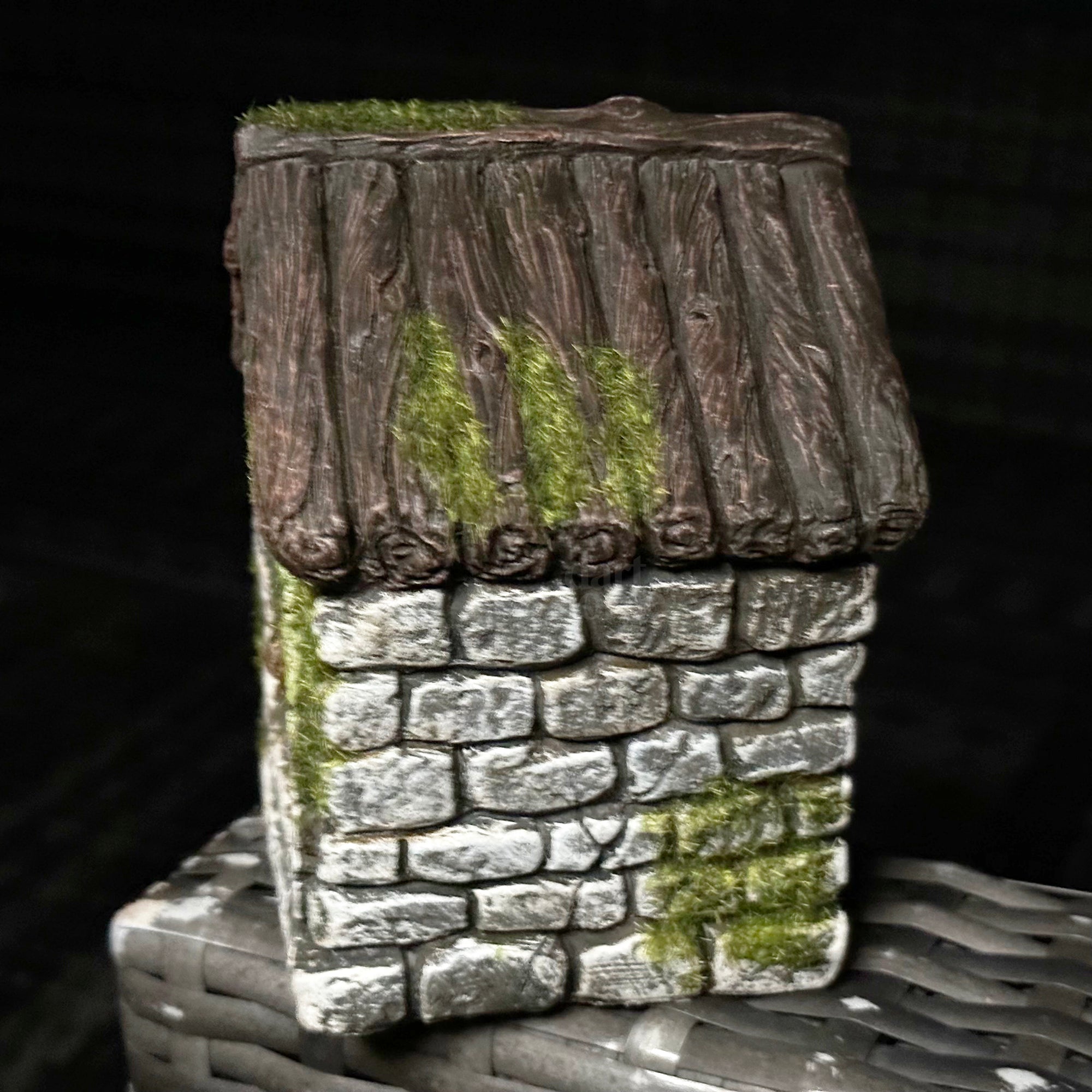 Dog In Kennel Solar Garden Ornament