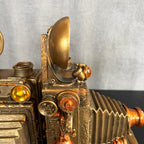 Camera Steampunk Bookends Set
