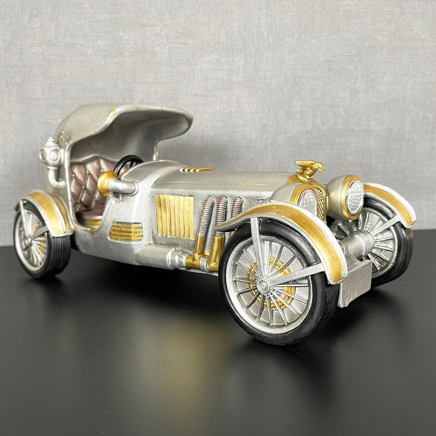 Silver Steampunk Car Ornament