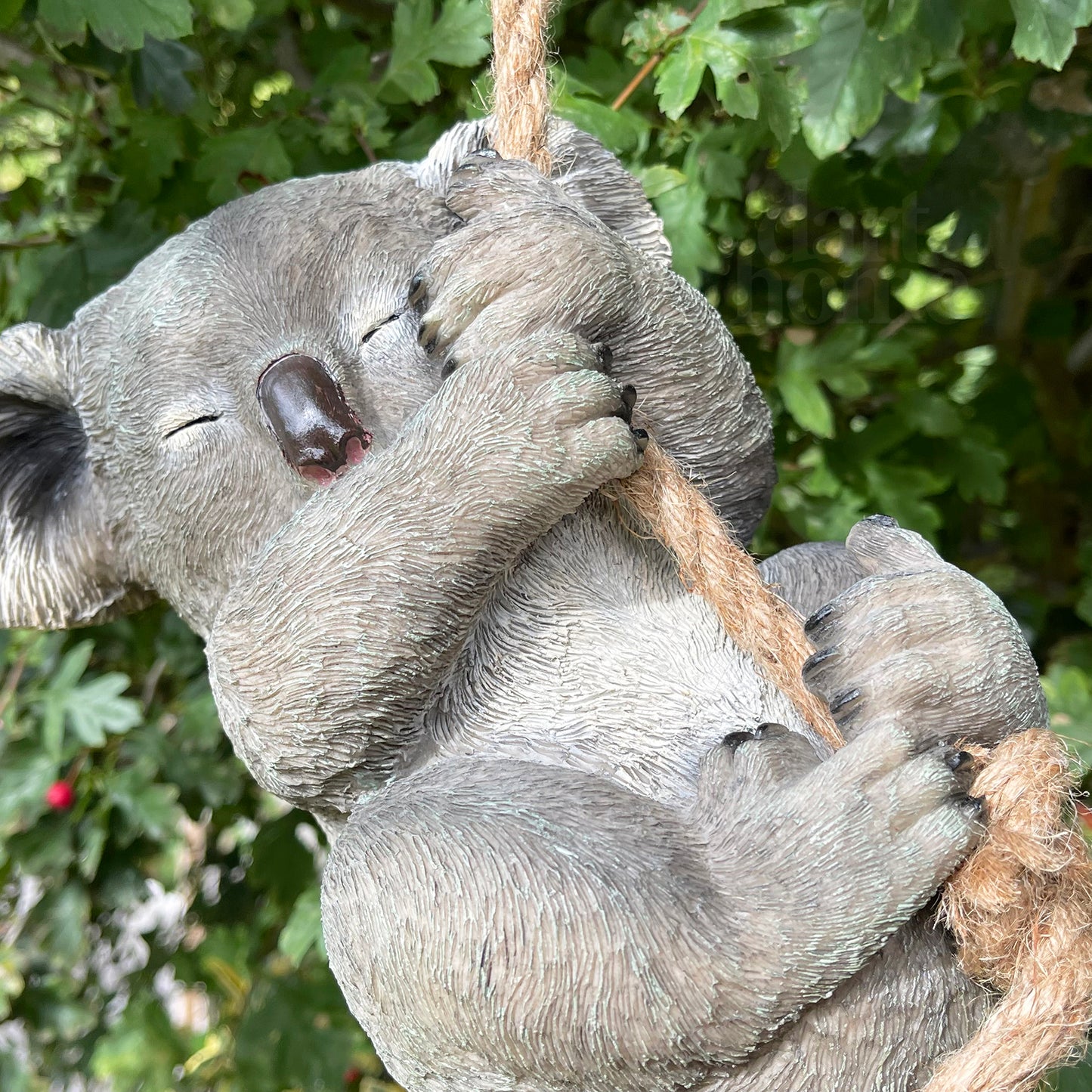 Hanging Grey Koala Garden Ornament A