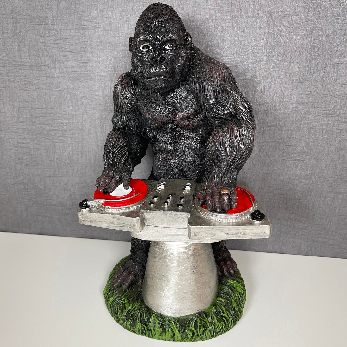 Black DJ Gorilla Ornament