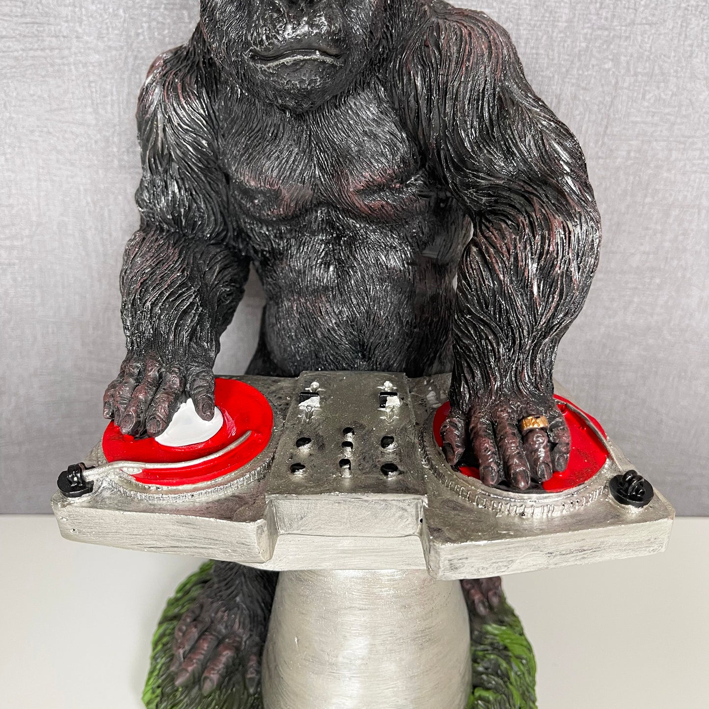 Black DJ Gorilla Ornament