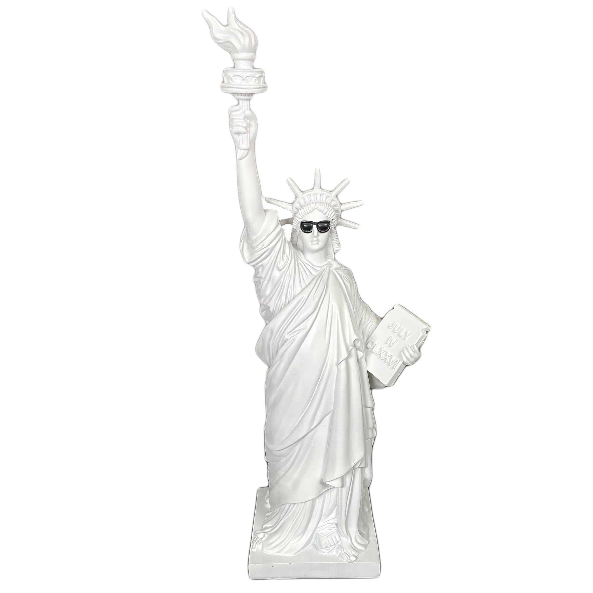 Weißes cooles Libby-Ornament, 10 x 40 cm