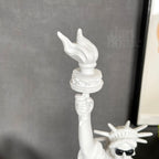 Weißes cooles Libby-Ornament, 10 x 40 cm