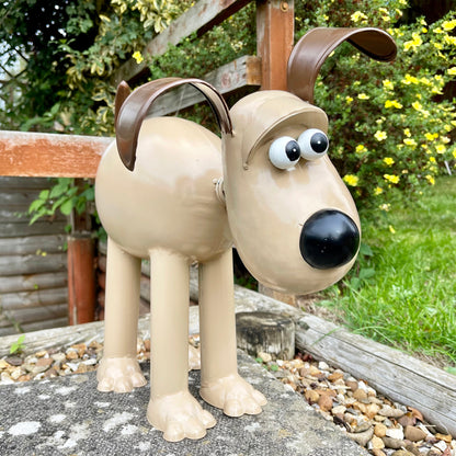 Metal Gromit Garden Statue 40x42cm