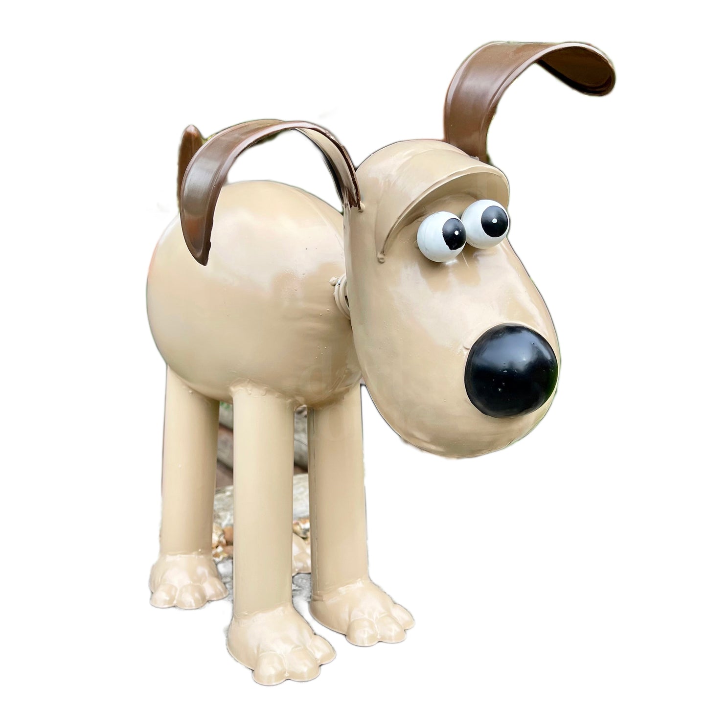 Metal Gromit Garden Statue 40x42cm