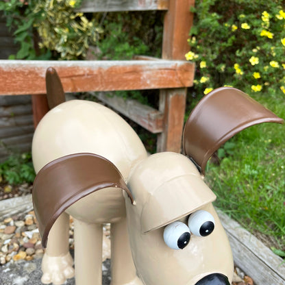 Metal Gromit Garden Statue 40x42cm