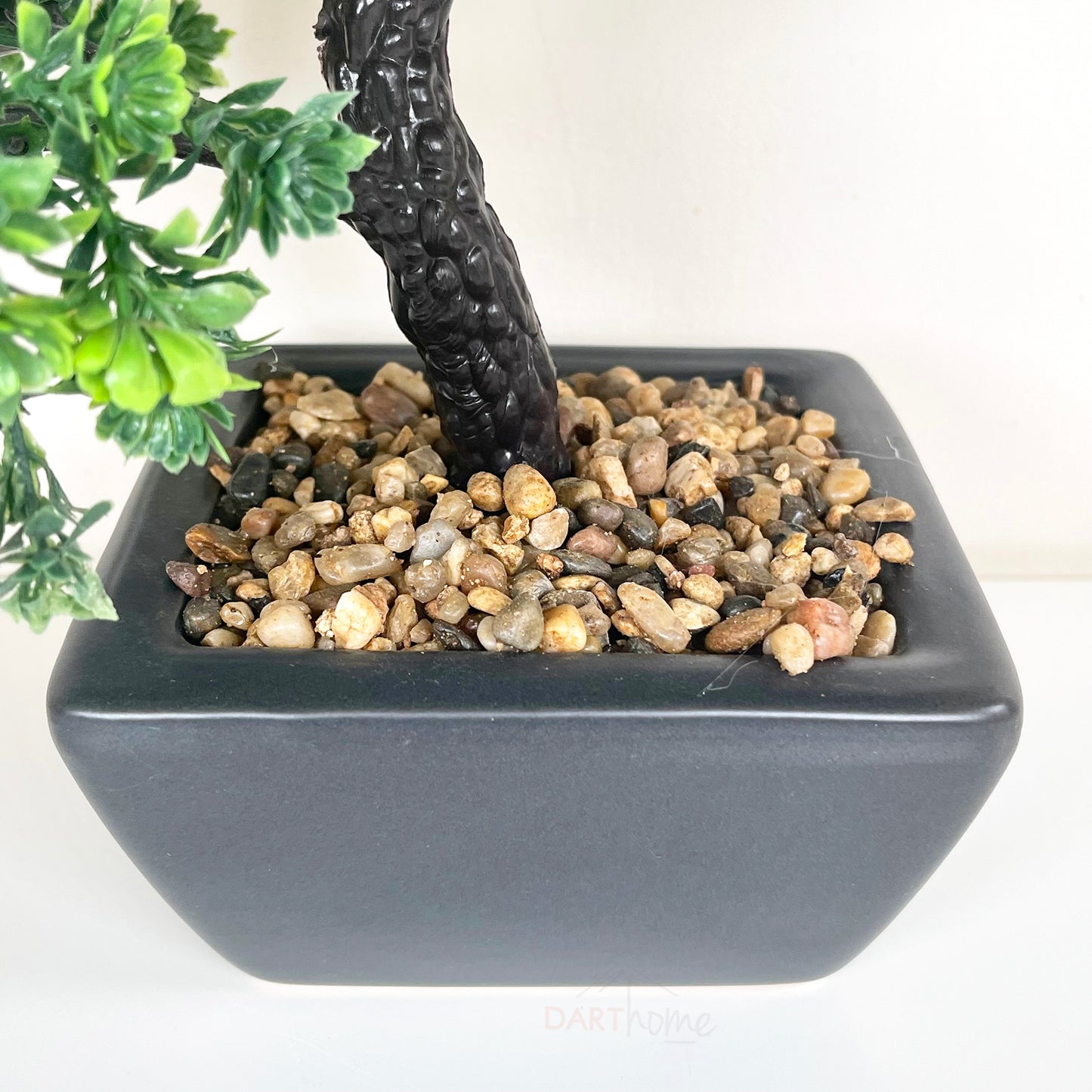 Artificial Maple Bonsai Tree Plant In Black Pot 37cm