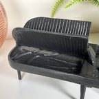 Cast Iron Piano Player Figurine