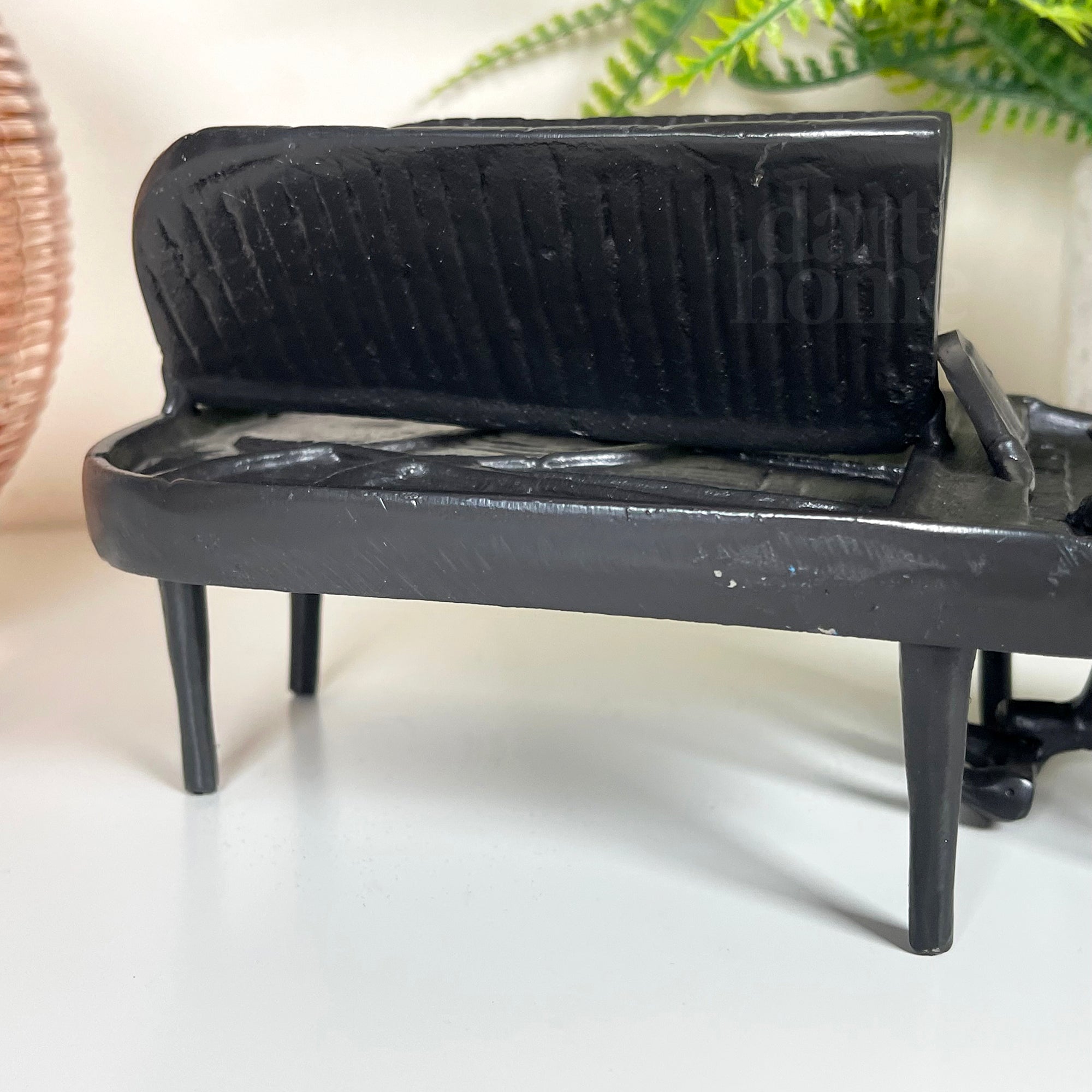 Cast Iron Piano Player Figurine