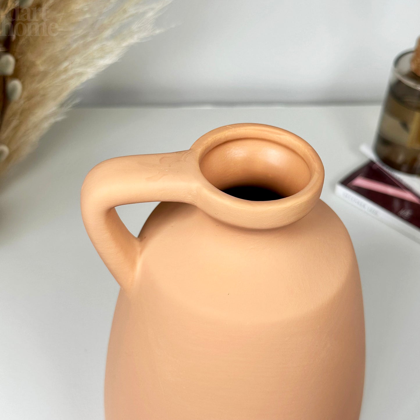 Terracotta Bottle Vase With Handle