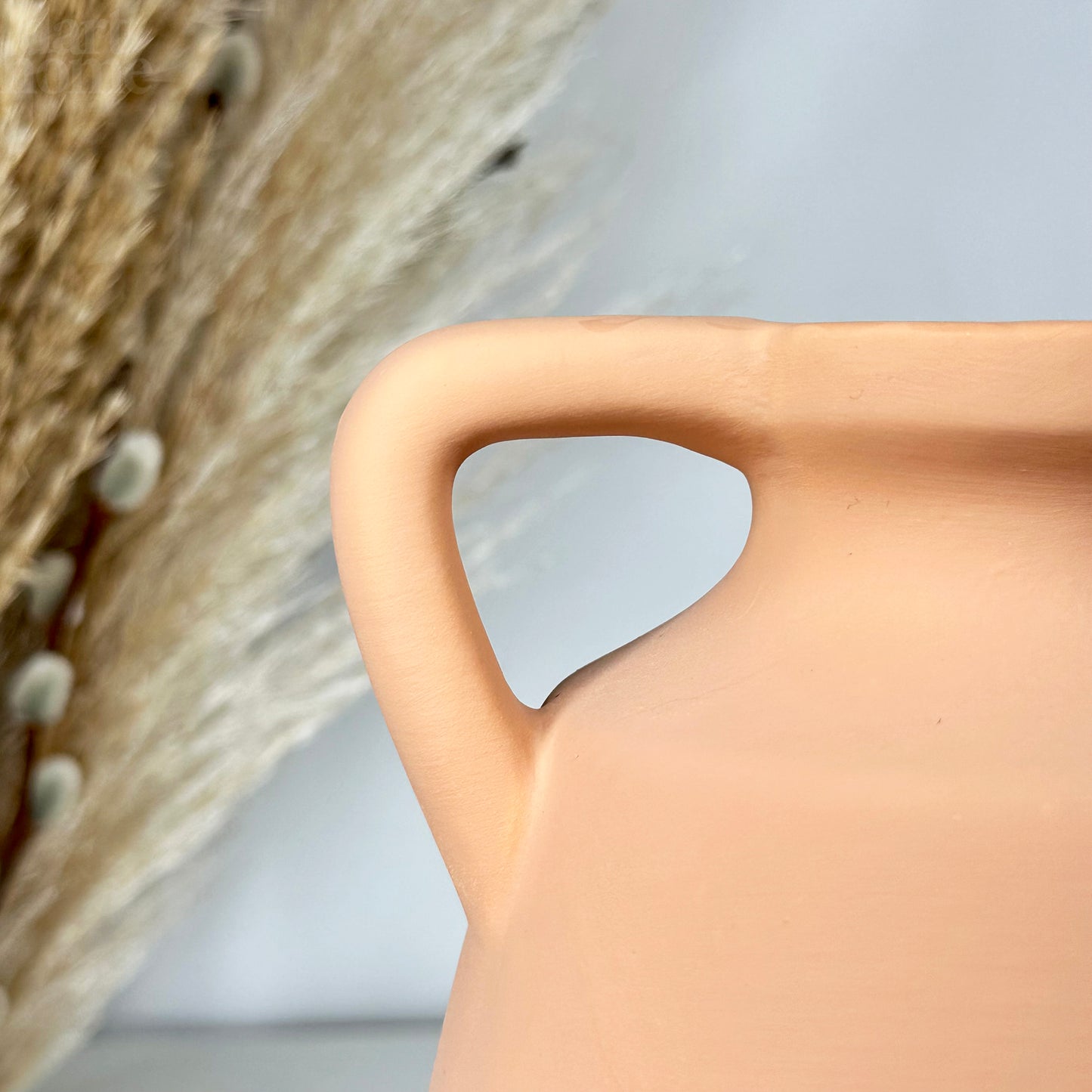 Terracotta Bottle Vase With Handle