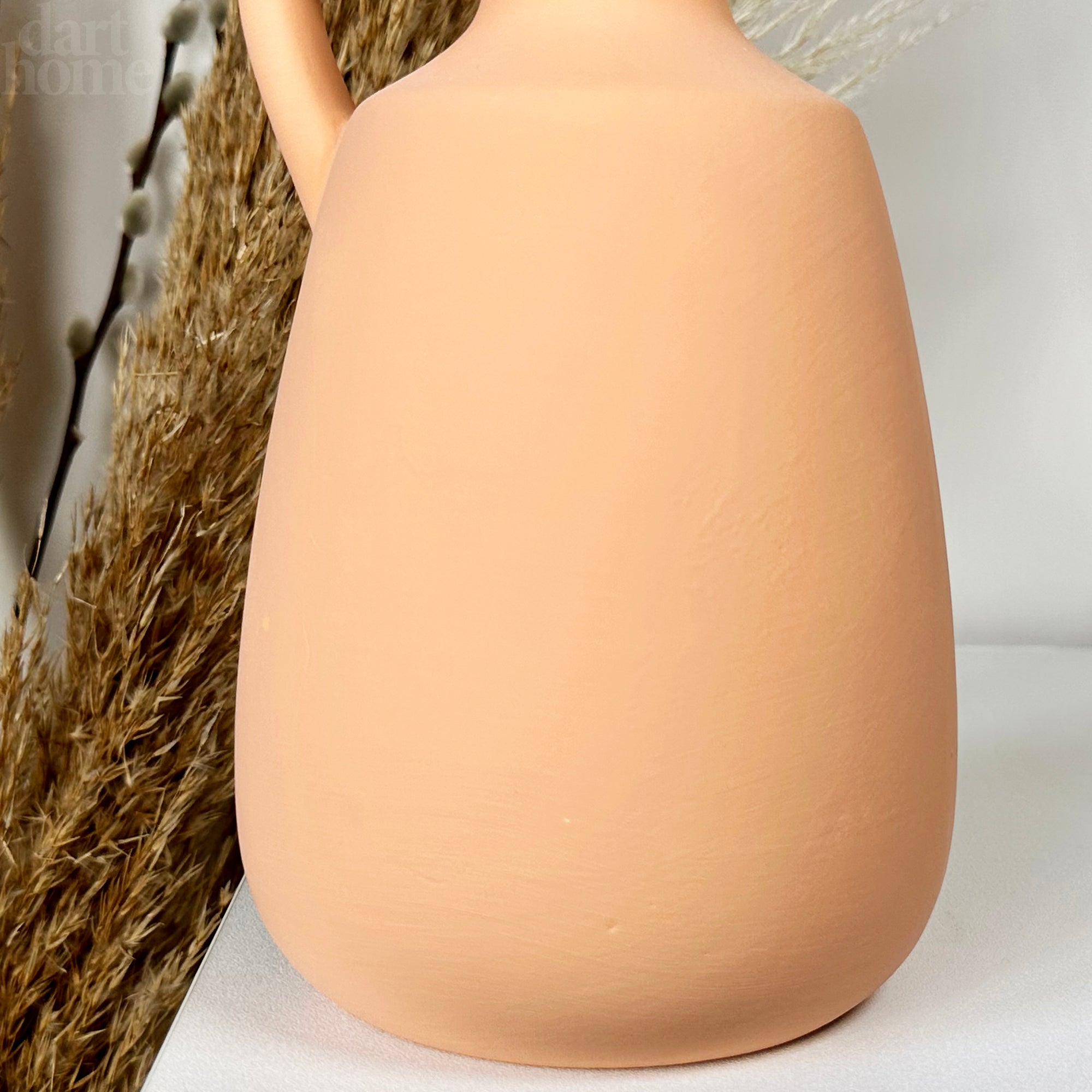 Terracotta Bottle Vase With Handle