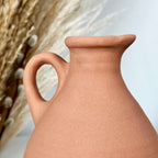 Terrakotta-Krugvase mit Henkel