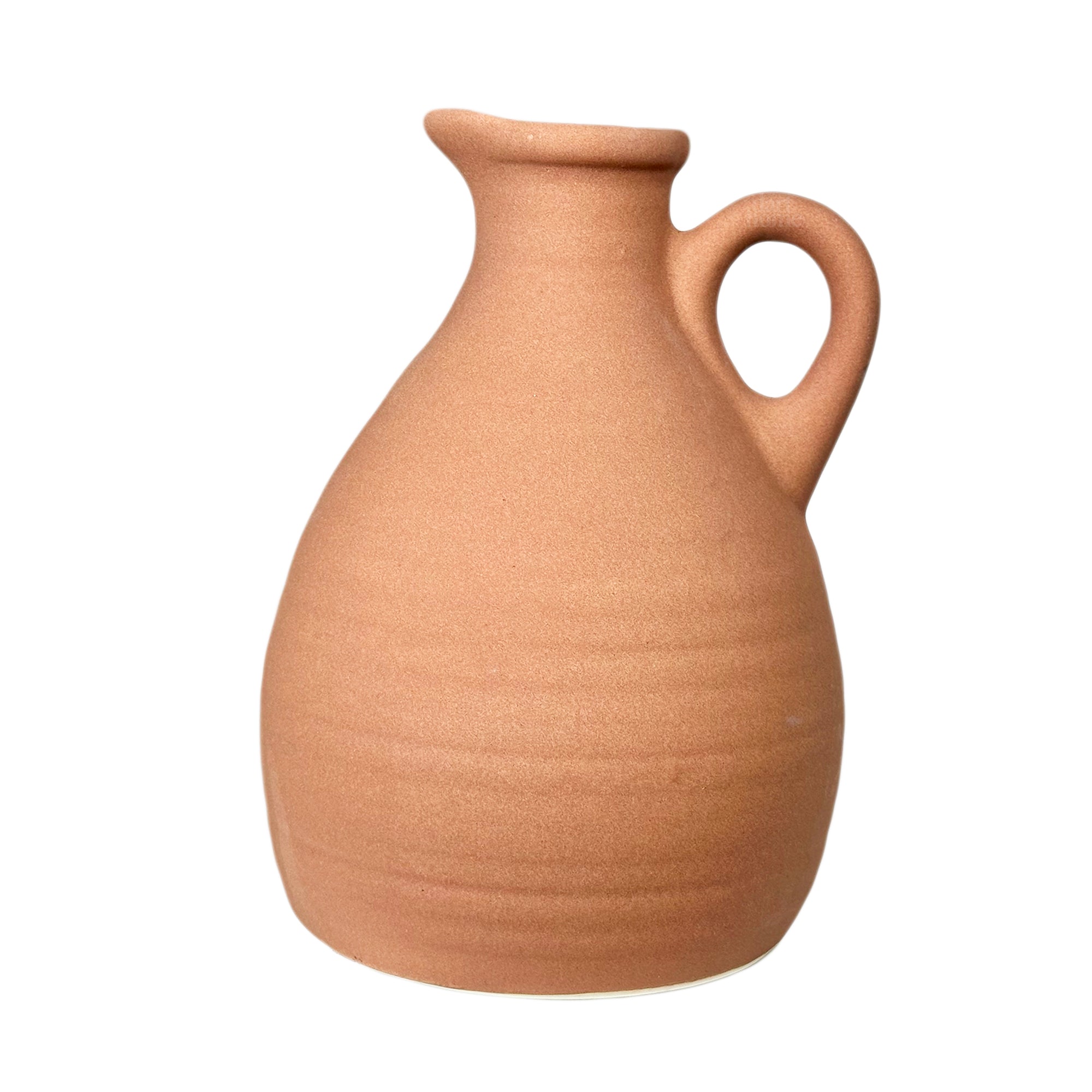 Terrakotta-Krugvase mit Henkel