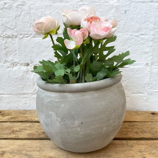 Antique Cement Home & Garden Flower Pot 16cm