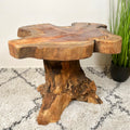 Teak Root Wood Mushroom Side Table