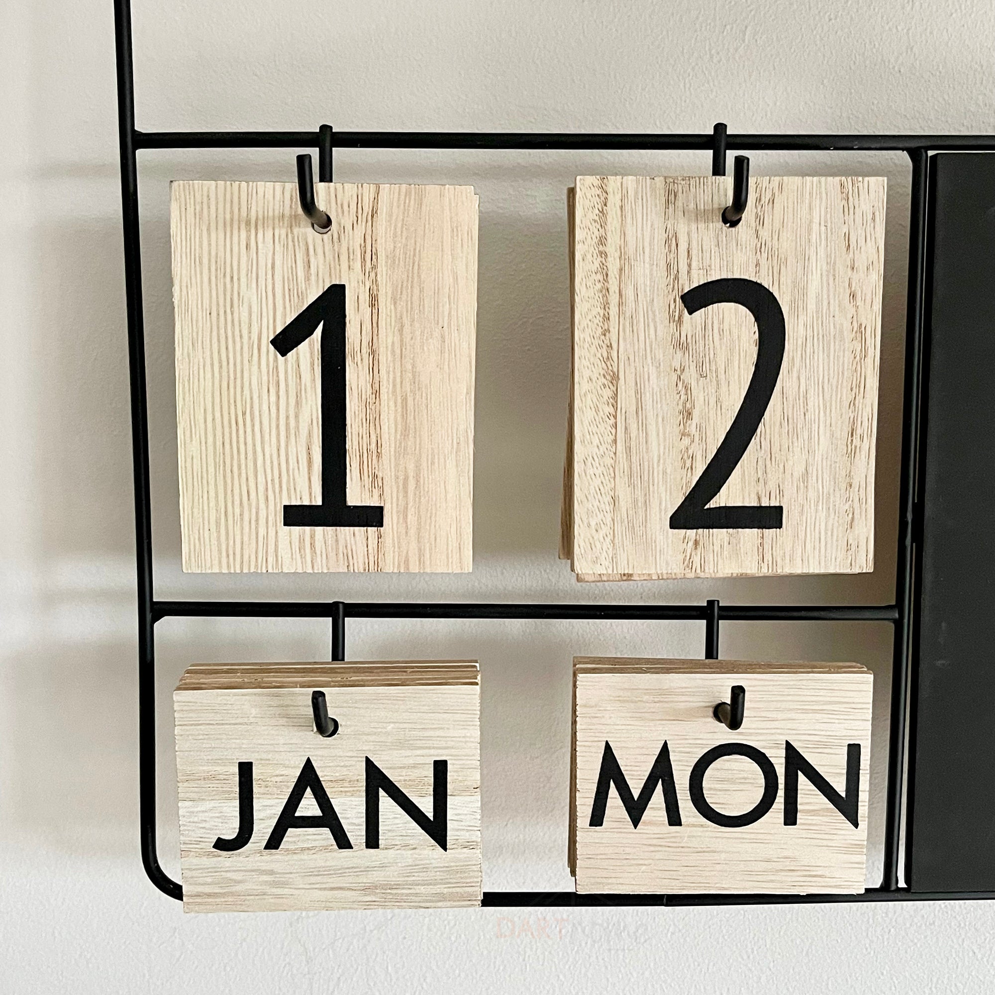 Wall Clock Calendar & Memo Board