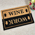Wine Work Coir Doormat