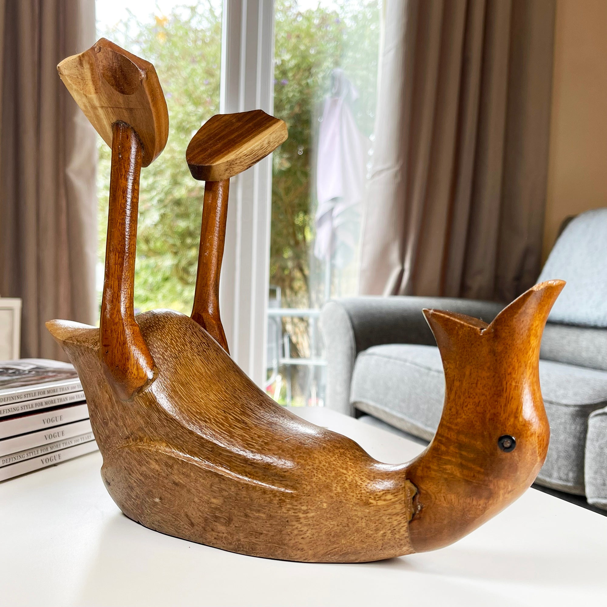 Rustic Drunken Duck Wine Bottle Holder
