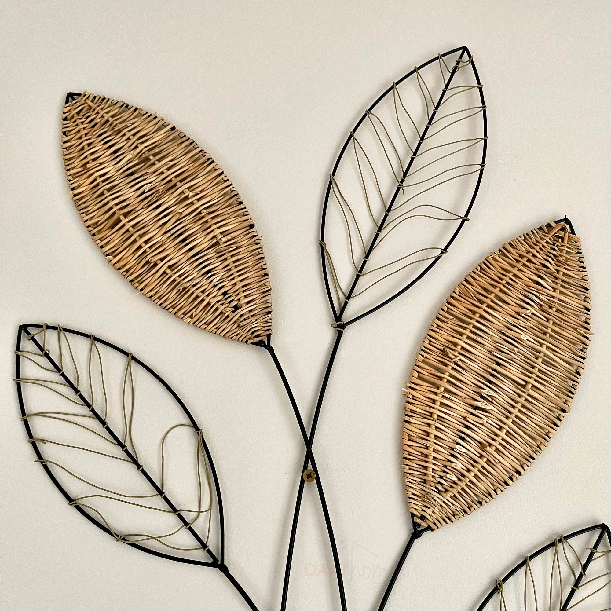 Woven Leaf Metal Wall Art Large 93cm | Darthome – Darthome Limited