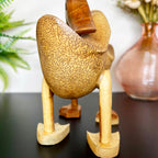 Rustikales Holz-Enten-Ornament