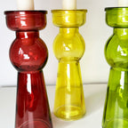 Set mit 4 farbigen Blasen-Kerzenhaltern