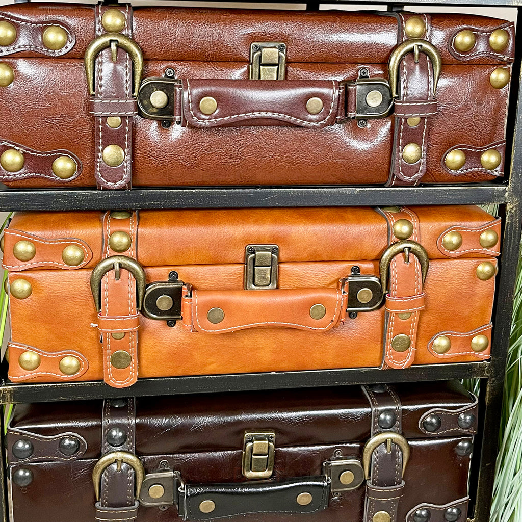 Vintage 4 Drawer Suitcase Cabinet