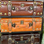 Vintage 4 Drawer Suitcase Cabinet