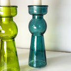 Set mit 4 farbigen Blasen-Kerzenhaltern