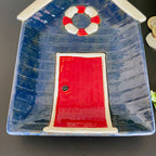Ceramic Beach Hut Trinket Dish