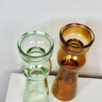 Set Of 2 Neutral Bubble Candlestick Holders