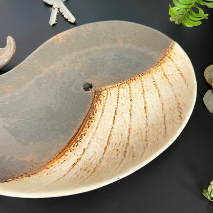 Ceramic Whale Decorative Plate