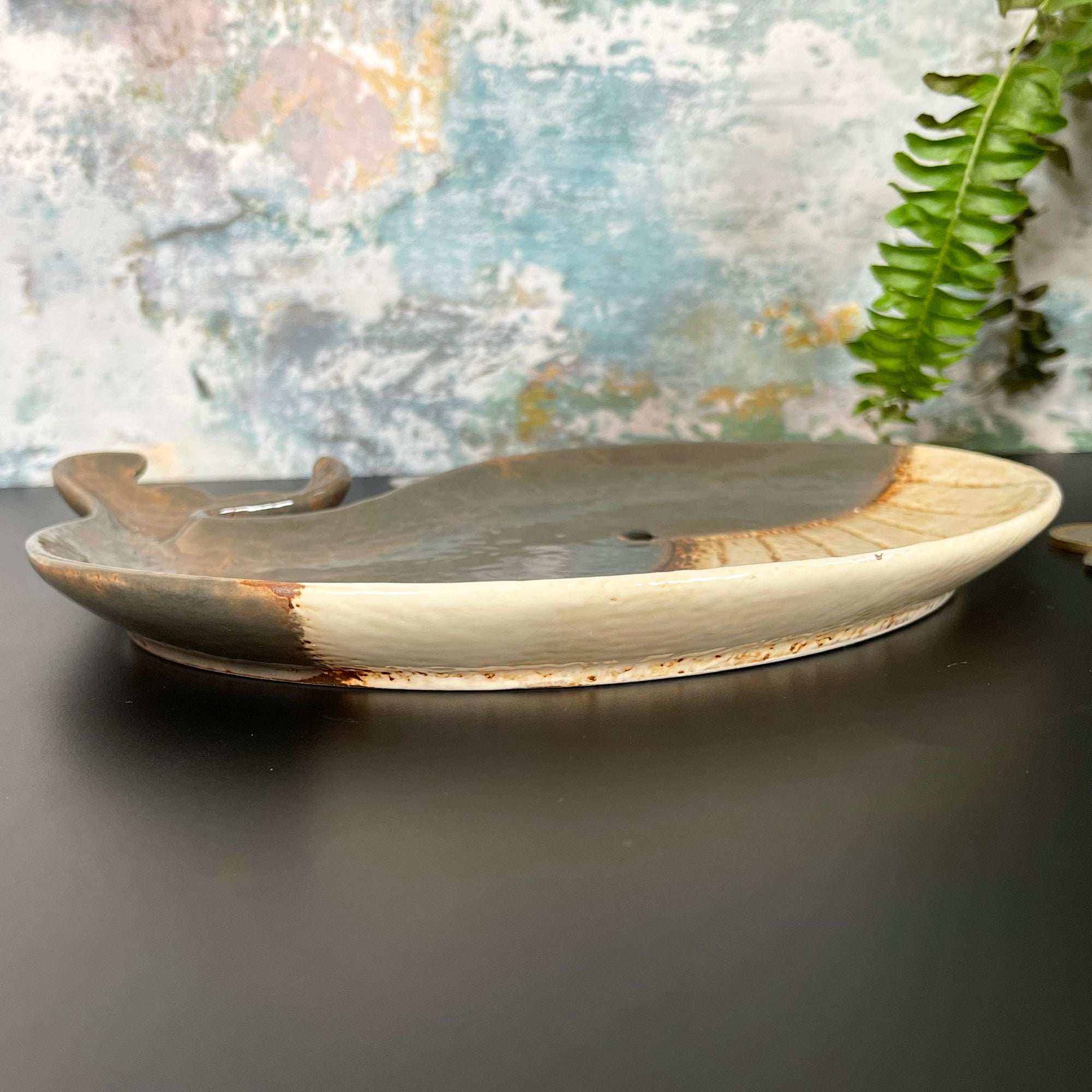 Ceramic Whale Decorative Plate