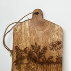 Engraved Woodland Fox Serving Board