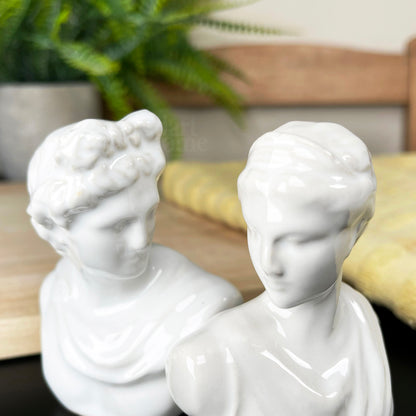 Roman Bust Salt & Pepper Shakers Set